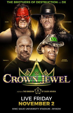 WWE Crown Jewel 2018 poszter