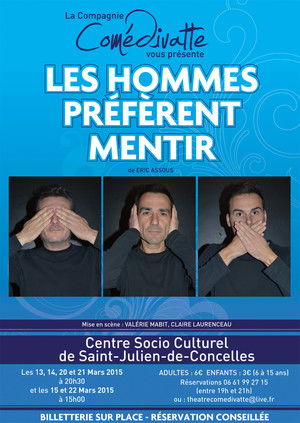Les hommes preferent mentir poszter