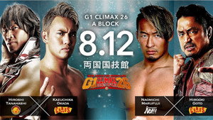 NJPW G1 Climax 26: Day 17 háttérkép