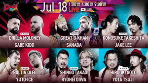 NJPW G1 Climax 36 - Day 2 háttérkép