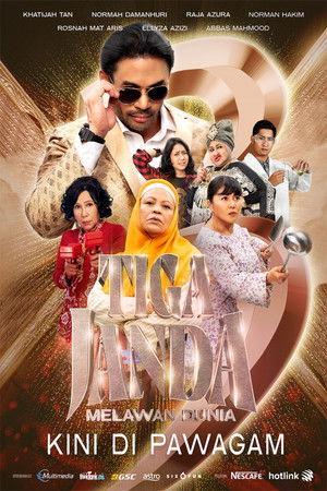 Tiga Janda Melawan Dunia poszter