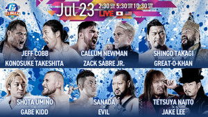 NJPW G1 Climax 34: Day 3 háttérkép