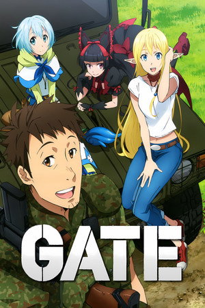 Gate: Jieitai Kanochi nite, Kaku Tatakeri poszter