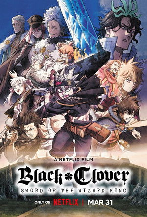 Black Clover: A varázslókirály kardja poszter