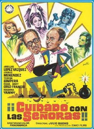 ¡Cuidado con las señoras! poszter