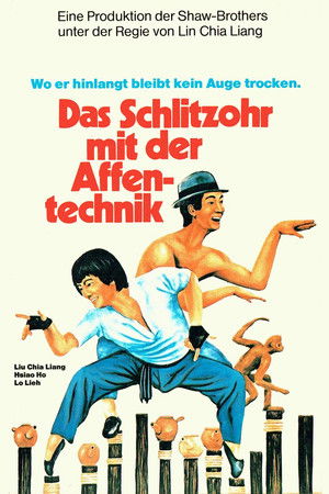 Őrült majom kung fu poszter