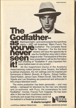 Mario Puzo's The Godfather: The Complete Novel for Television poszter