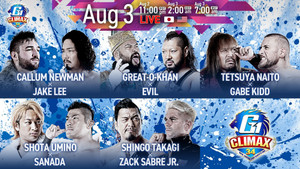 NJPW G1 Climax 34: Day 9 háttérkép